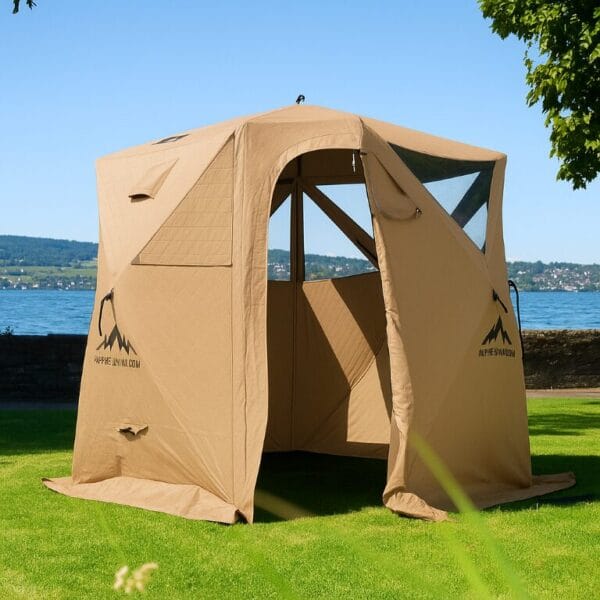 Swiss Alpine Sauna - Saunazelt Penta Wunschfarbe