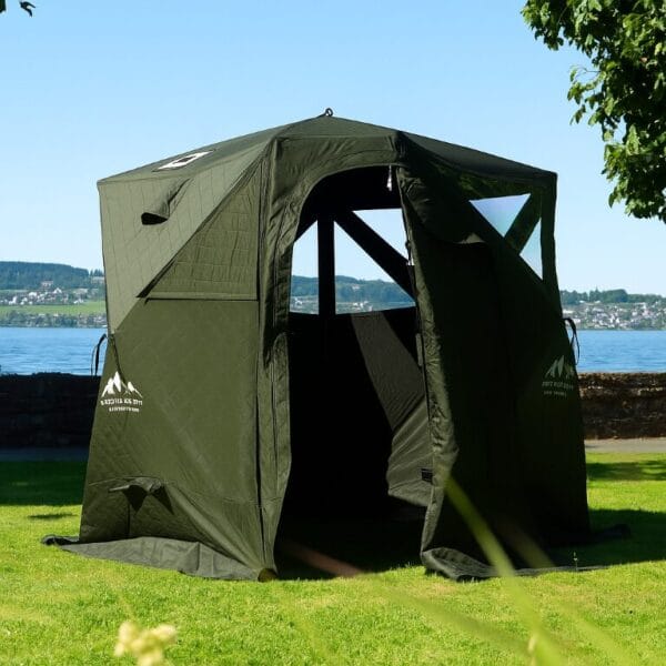 Swiss Alpine Sauna - Saunazelt Penta Wunschfarbe