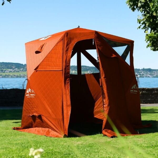 Swiss Alpine Sauna - Saunazelt Penta Wunschfarbe