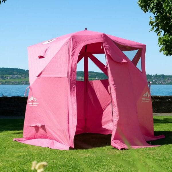 Swiss Alpine Sauna - Saunazelt Penta Wunschfarbe