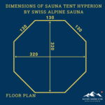 Alpine Sauna - Dimensions Floorplan Hyperion