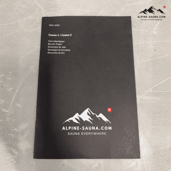 Fahrradanhänger Cosmo 1 - Swiss Alpine Sauna