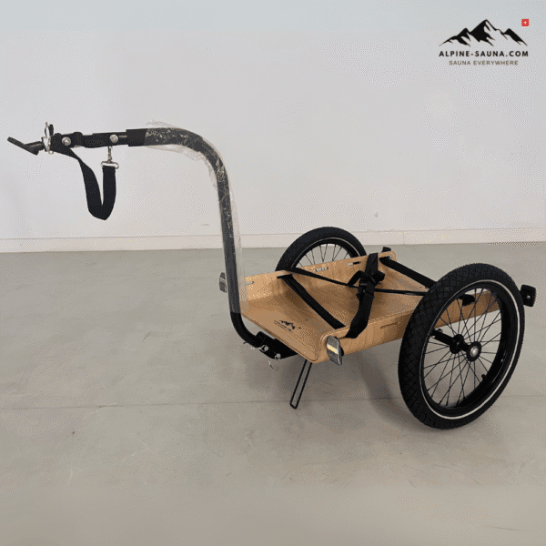 Fahrradanhänger Cosmo 1 - Swiss Alpine Sauna