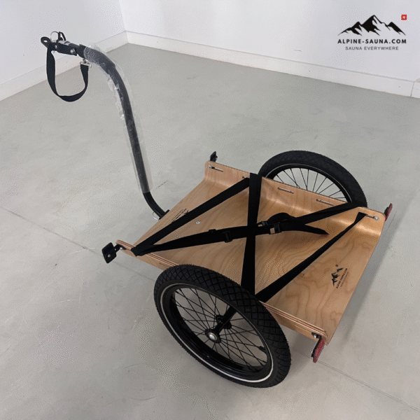 Fahrradanhänger Cosmo 1 - Swiss Alpine Sauna