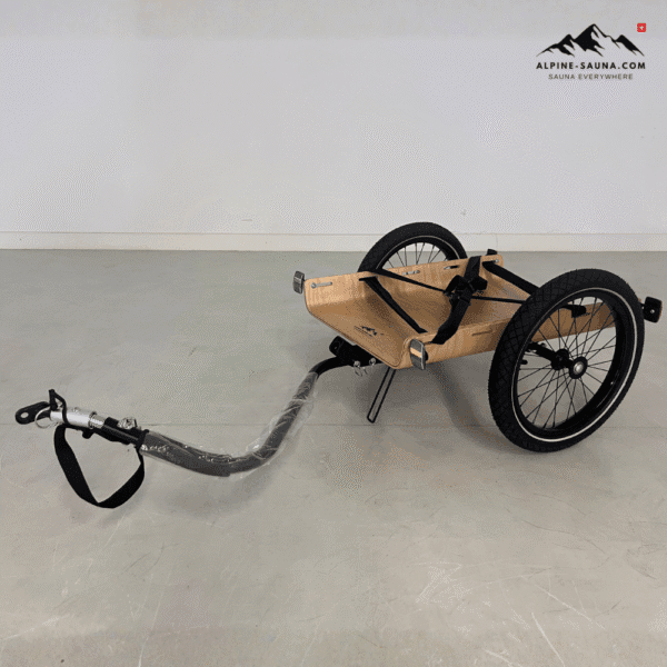 Fahrradanhänger Cosmo 1 - Swiss Alpine Sauna