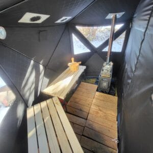 Starterkit Hyperion (2026): Saunazelt Hyperion + Saunaofen Nebula + Steinkorb Nova