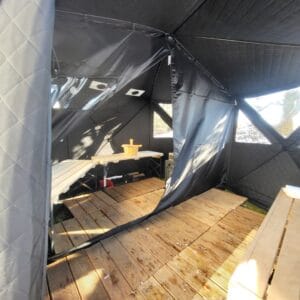 Starterkit Hyperion (2026): Saunazelt Hyperion + Saunaofen Nebula + Steinkorb Nova